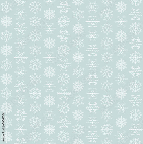 seamless snowflake background © picoStudio