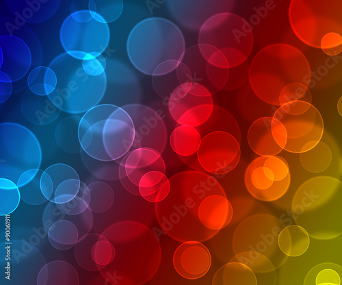 Abstract colorful light spot bokeh background