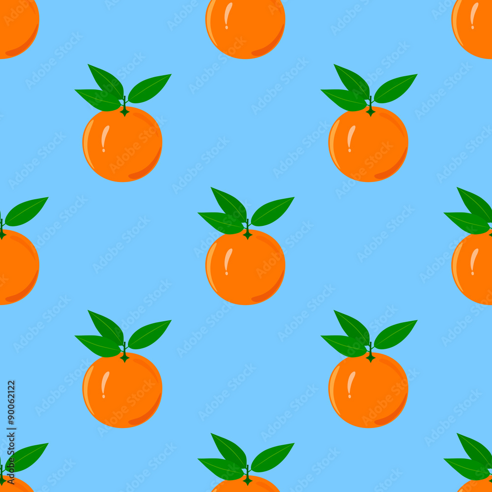 Orange Seamless Pattern. Orange Seamless Pattern.