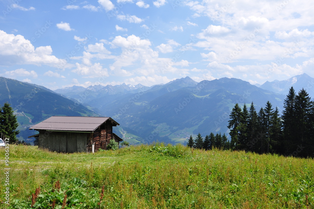 Heuschober in den Zillertaler Alpen