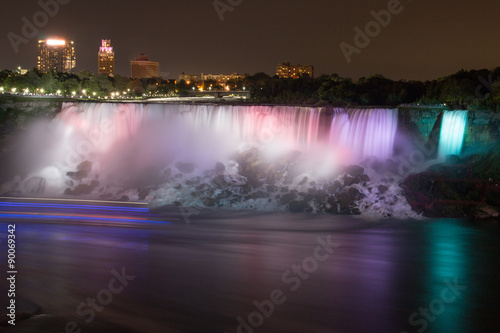 Niagara Falls at Night Ontario Canada