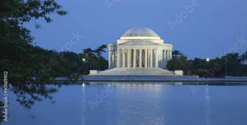 The Jefferson Memorial in Washington DC