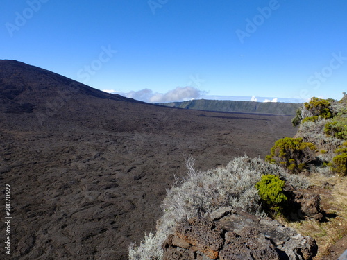 rando au pas de Bellecombe (piton de la Fournaise) photo