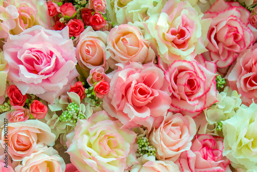 Soft color Roses Background