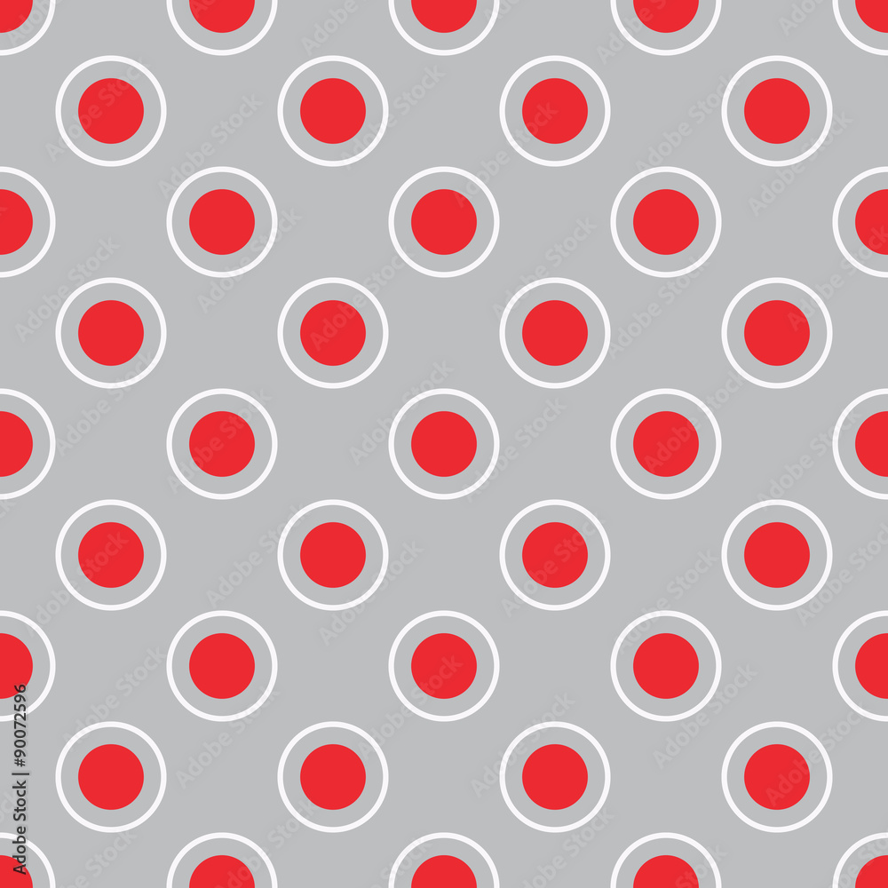 Seamless pattern of circles