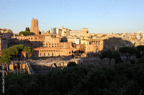 Trajan's Market in the centre of Rome, Italy