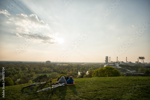 Abendstimmung am Olympiapark München