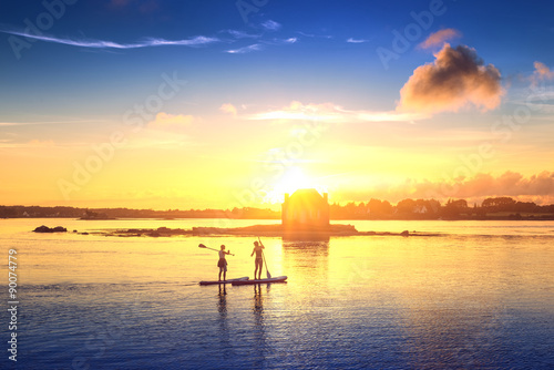 paddle sur mer (saint cado)