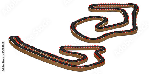 Race Tracks 3D Perspective 6