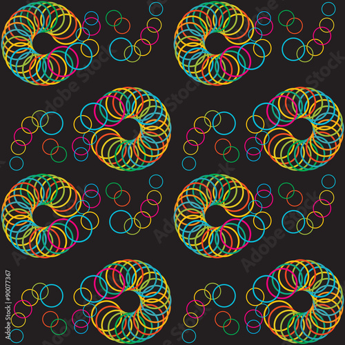 Seamless Pattern with circles