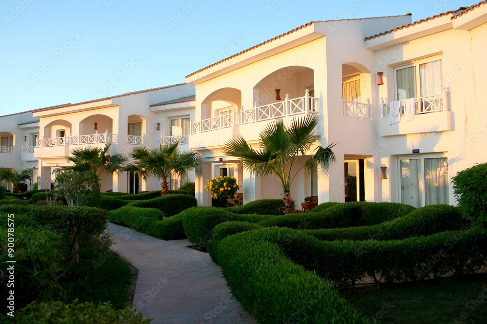 Obraz premium Lodges for vacationers