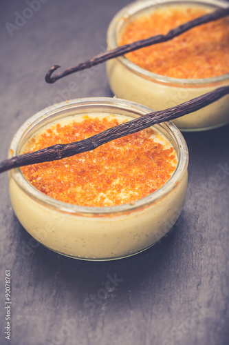 Vanilla bean Creme brulee