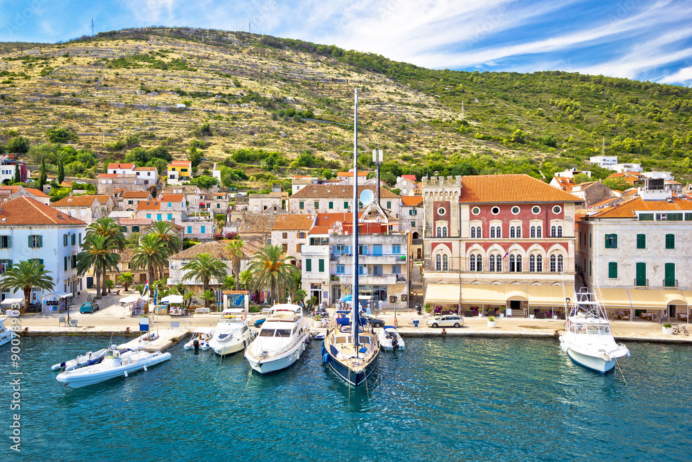 Vis island yachting waterfront view