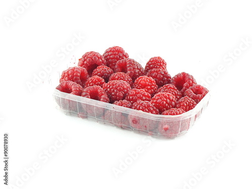 Himbeeren in einer Schale