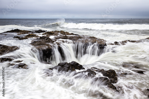 Thor's Well, Oregon Coast © wollertz