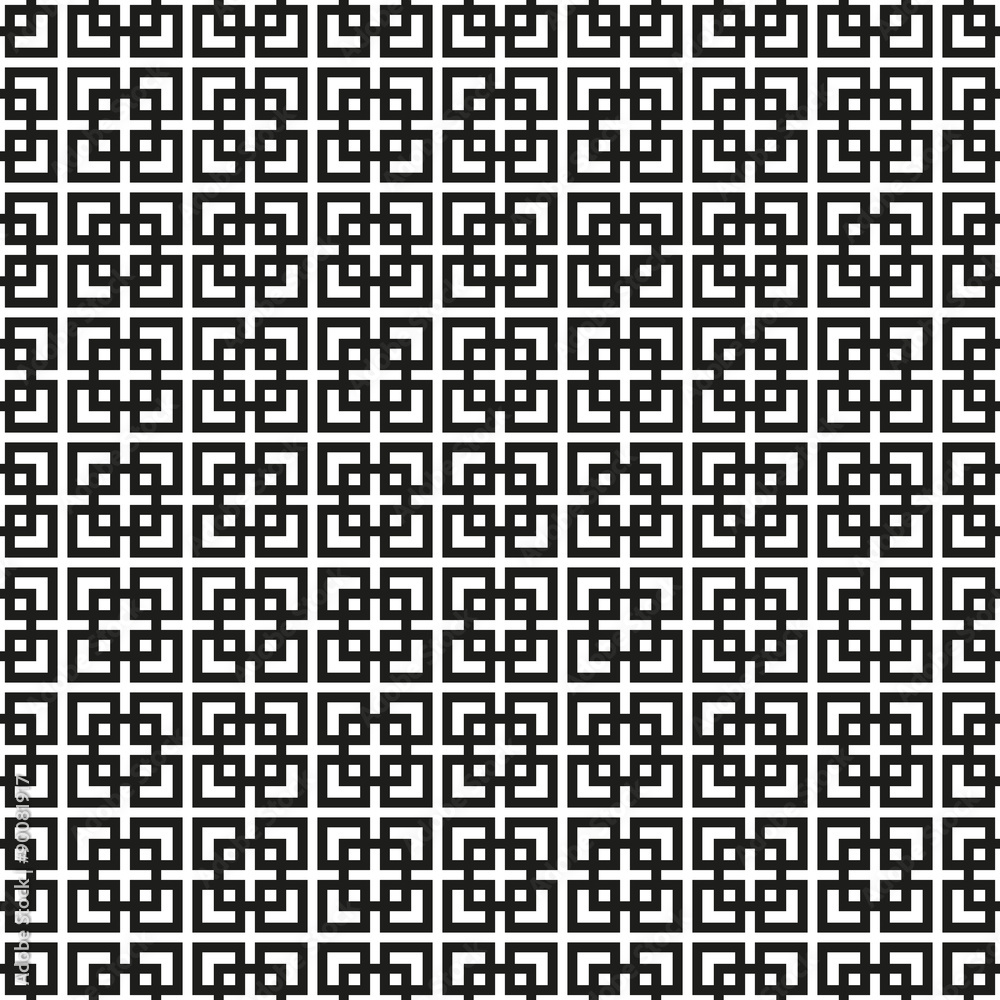 Abstract Seamless Black and White Art Deco Vector Pattern Abstract Seamless Black and White Art Deco Vector Pattern