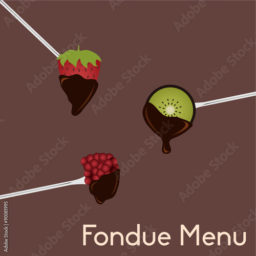 Fondue menu