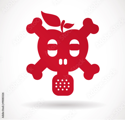 fruit, pomme et  pesticide