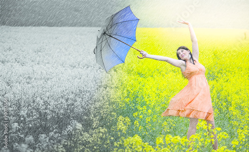 Being dragged into darkness