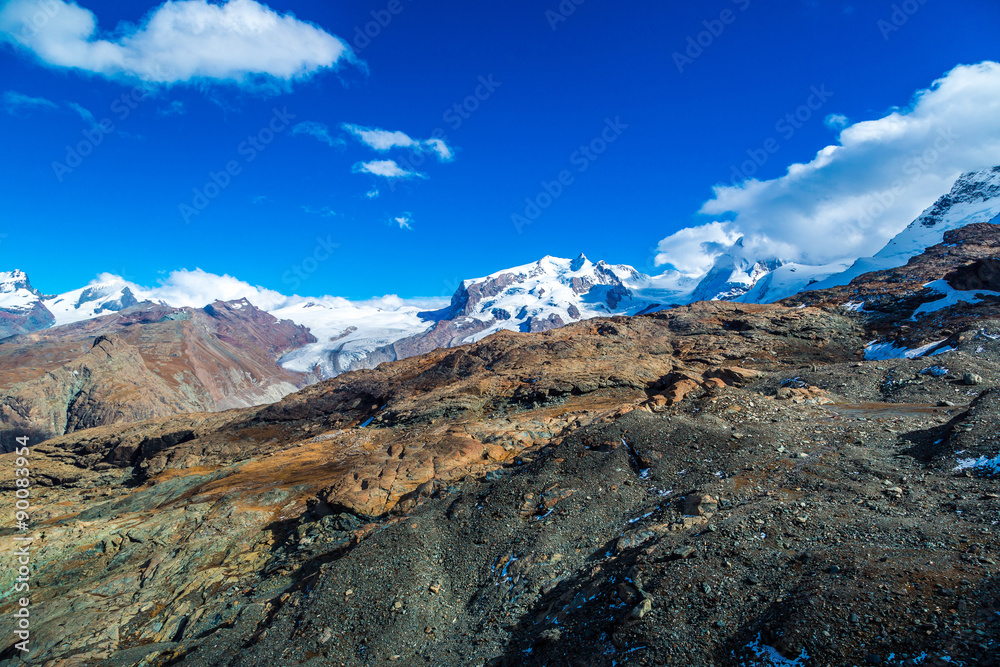 Alps mountain landscape in Swiss