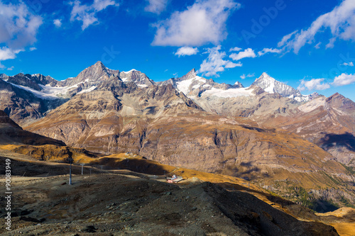 Alps mountain landscape in Swiss