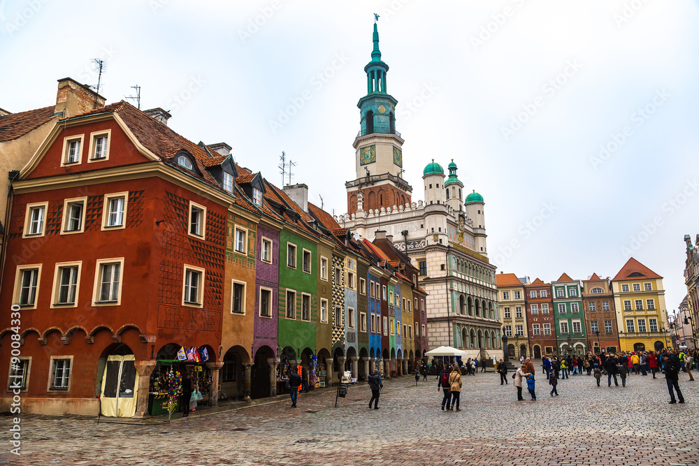 Old market square in Poznan