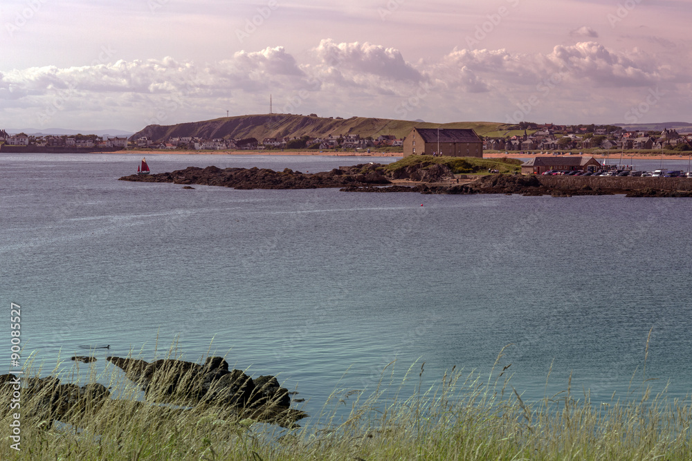 Stunning coastline in Fife Scotland