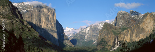 El Capitan and Half Dome Rock Formations, Yosemite National Park, California #90087114