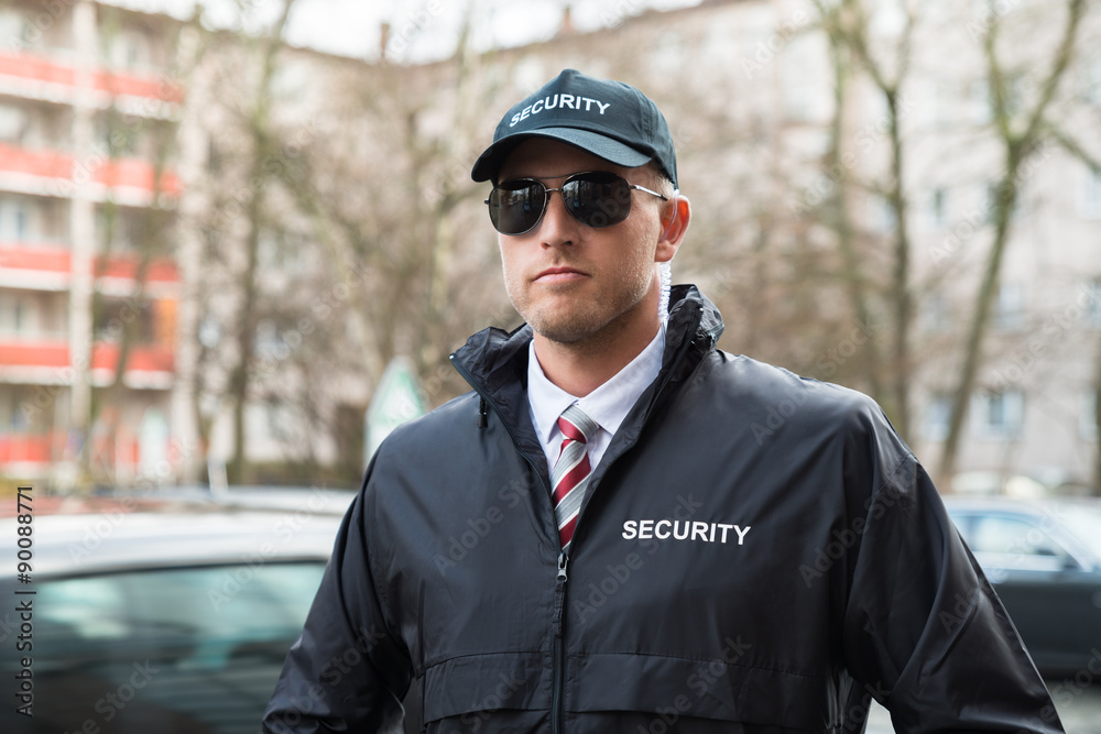 Portrait Of Young Security Guard Portrait Of Young Security Guard