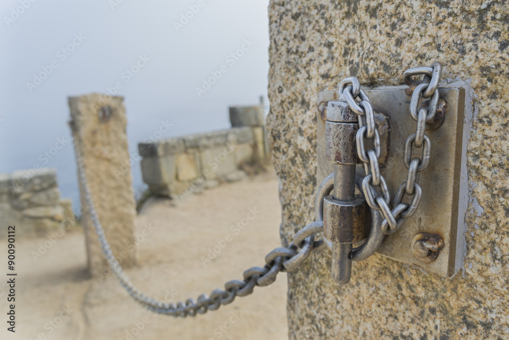 Fototapeta premium Camino cortado.