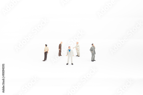 some business people on white background © aradaphotography