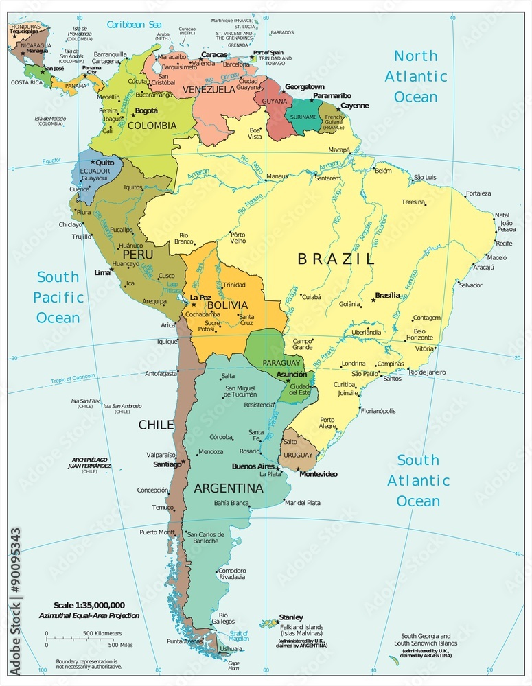 South America political divisions
