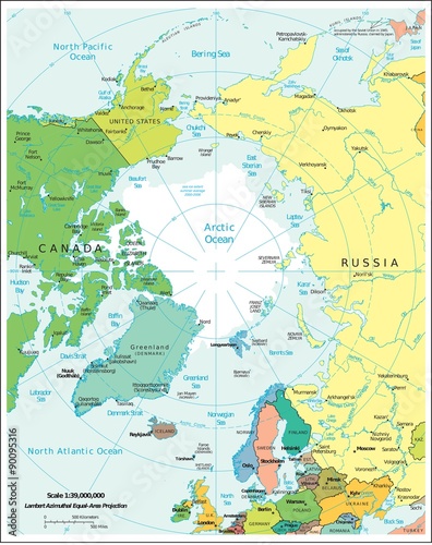 Arctic Region political divisions
