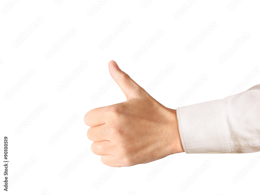 hand with thumb up hand with thumb up