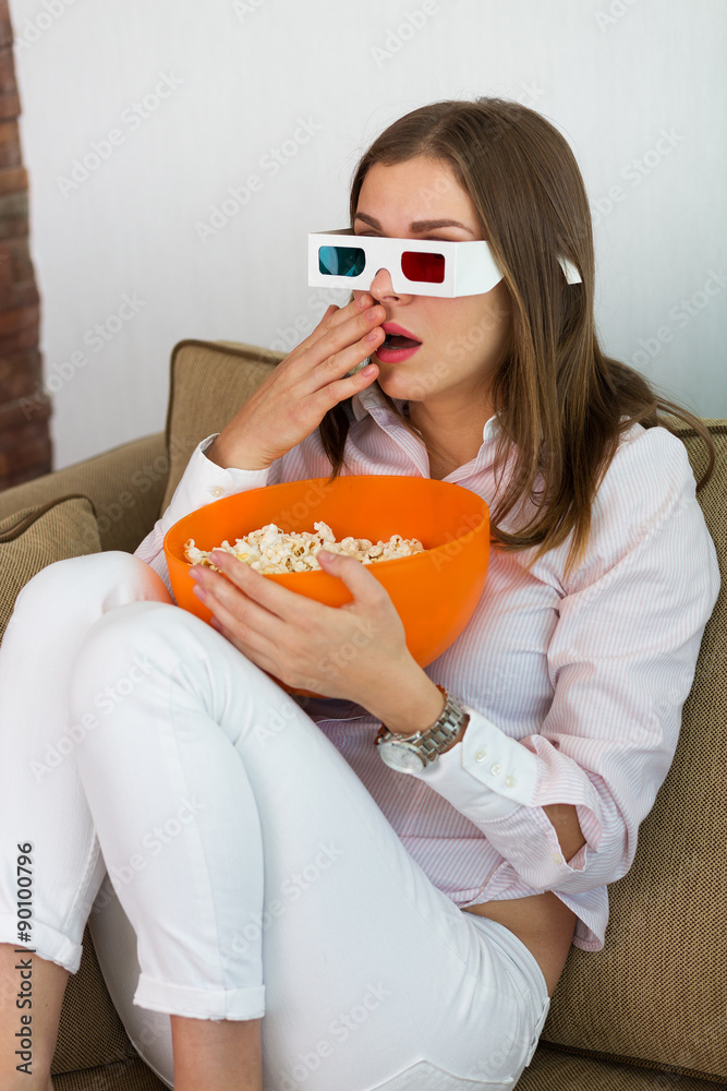 Naklejka premium Сinemaddict