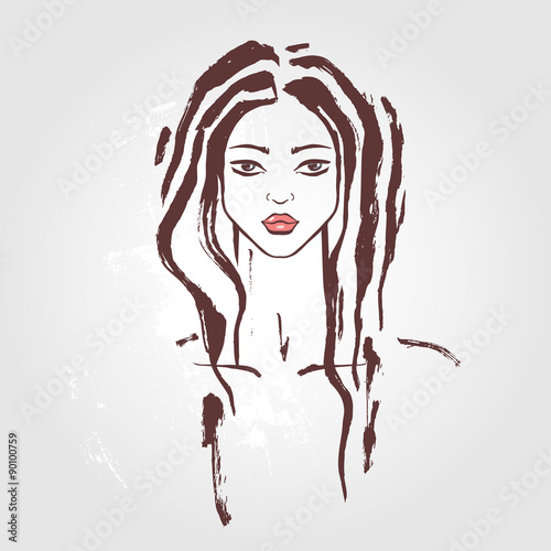 Beautiful Woman Portrait. 