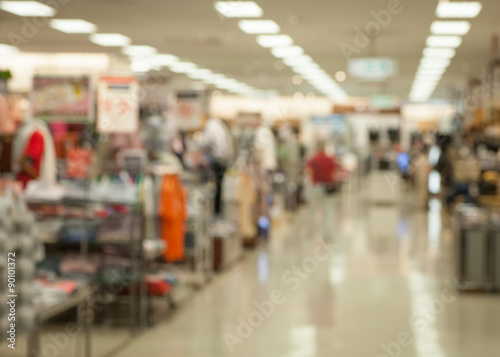Abstract background of Department store interior , shallow depth of focus...