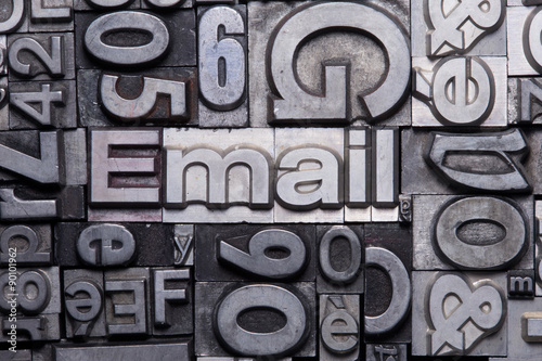 Bleisatz Buchstaben