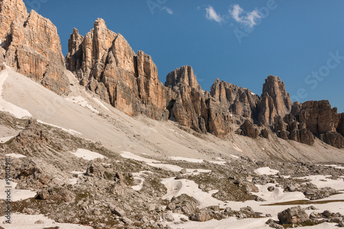 Lagazuoi range in Dolomites  Italy
