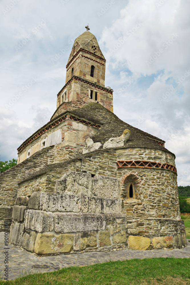 The old and mysterious Densuș Church ( St Nicholas' Church) , once a Dacian temple .Is one of the oldest Romanian churches still standing - village Densus, Hunedoara County, Romania.