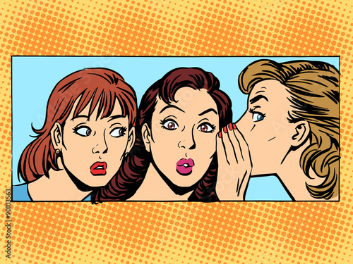 Gossip woman girlfriend