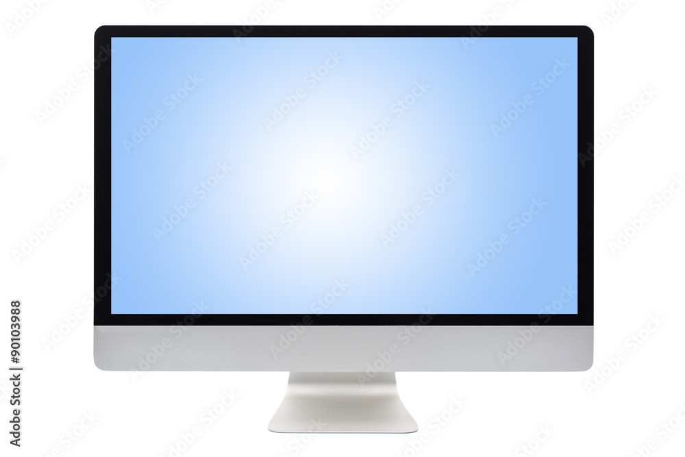 Computer screen isolated Computer screen isolated