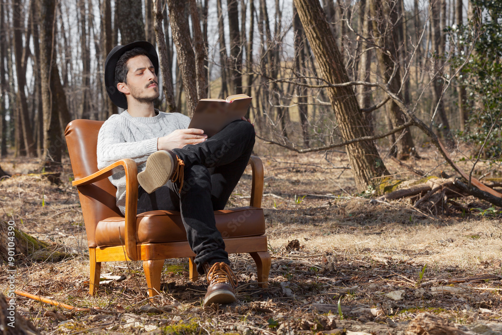 man in the woods man in the woods