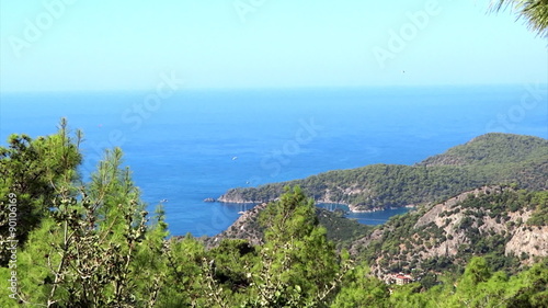 Wallpaper Mural Panorama of coast oludeniz landscape mediterranean sea turkey  Torontodigital.ca