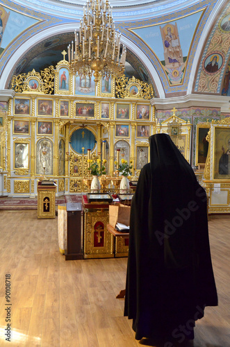 Foto Priester im Uspensky-Kloster, Odessa, Ukraine