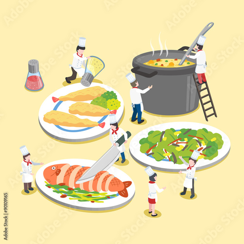 delicious dishes with little cooks