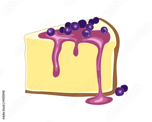 blueberry cheesecake