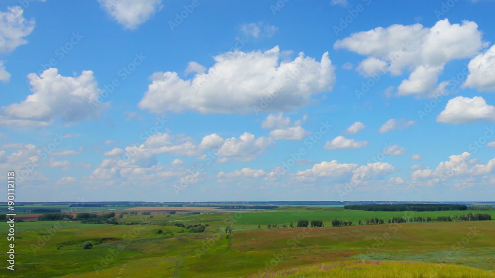 summer landscape with cloudy sky, view from hill, timelapse
summer landscape with cloudy sky, view from hill, timelapse