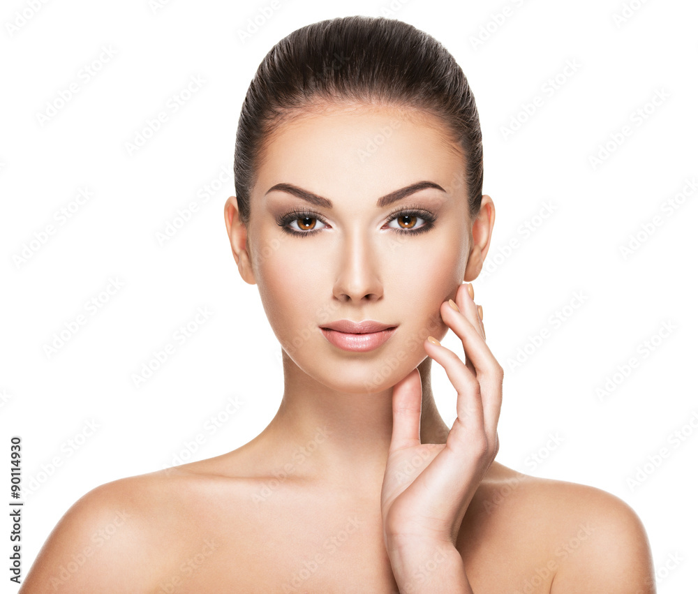 Beauty face of the young beautiful woman Beauty face of the young beautiful woman
