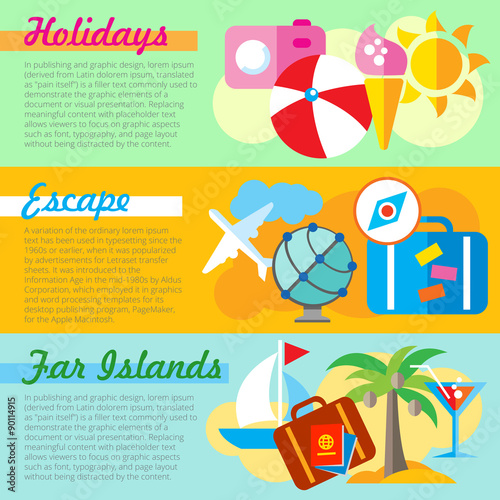 Holidays and escape